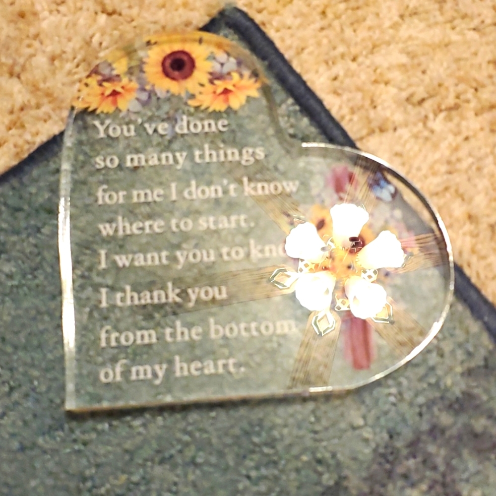 Gratitude plaque